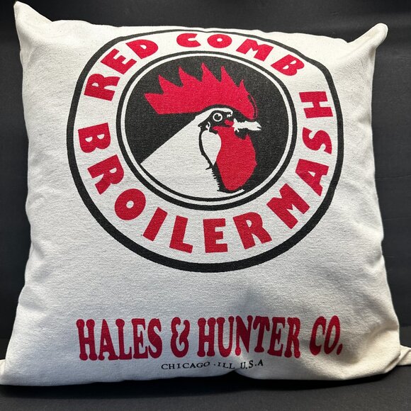 HUGE RED COMB BROILER MASH PILLOW/PILLOW INSERT INCLUDED/DISPLAYED ONLY/… - Picture 3 of 16